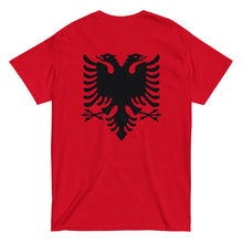 Lade das Bild in den Galerie-Viewer, KTV Albanien Capsule Collection - T-Shirt albanischer Adler - Backprint - unisex