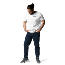 Lade das Bild in den Galerie-Viewer, Alles Laser: kessel.TV X TRUMPF Shirt - Backprint / White - unisex