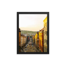 Lade das Bild in den Galerie-Viewer, Stuttgart Poster - Schwabtunnel View West - gerahmt schwarz / weiß