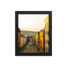 Lade das Bild in den Galerie-Viewer, Stuttgart Poster - Schwabtunnel View West - gerahmt schwarz / weiß
