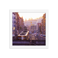 Lade das Bild in den Galerie-Viewer, Stuttgart Poster - In Heslach fängt die Liebe an - gerahmt