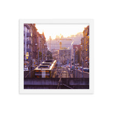Lade das Bild in den Galerie-Viewer, Stuttgart Poster - In Heslach fängt die Liebe an - gerahmt