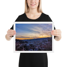 Lade das Bild in den Galerie-Viewer, Stuttgart Poster - Ausblick Süd to Mitte - gerahmt - kesselshop.tv