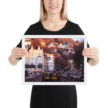 Lade das Bild in den Galerie-Viewer, Stuttgart Poster - Olgaeck / Charlottenplatz Wimmelbild - gerahmt