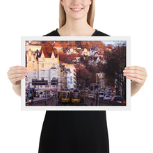 Lade das Bild in den Galerie-Viewer, Stuttgart Poster - Olgaeck / Charlottenplatz Wimmelbild - gerahmt