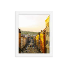 Lade das Bild in den Galerie-Viewer, Stuttgart Poster - Schwabtunnel View West - gerahmt schwarz / weiß