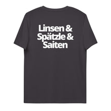 Lade das Bild in den Galerie-Viewer, Linsen & Spätzle & Saiten - Shirt unisex - diverse Farben - kesselshop.tv