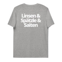 Lade das Bild in den Galerie-Viewer, Linsen & Spätzle & Saiten - Shirt unisex - diverse Farben - kesselshop.tv