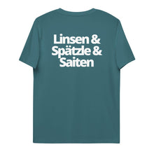 Lade das Bild in den Galerie-Viewer, Linsen & Spätzle & Saiten - Shirt unisex - diverse Farben - kesselshop.tv