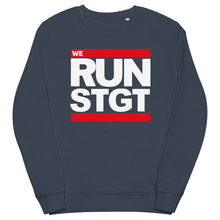 Lade das Bild in den Galerie-Viewer, We RUN STGT Pullover Unisex - Black / Navy