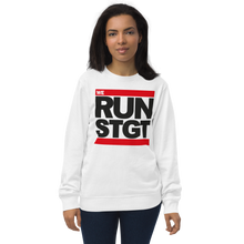 Lade das Bild in den Galerie-Viewer, We RUN STGT Hoodie Unisex - White / Grey