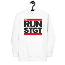 Lade das Bild in den Galerie-Viewer, We RUN STGT Hoodie Unisex - White / Grey