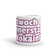 Lade das Bild in den Galerie-Viewer, KTV-Tasse - Mittwoch & Donnerstag ist Kokaintag. - kesselshop.tv