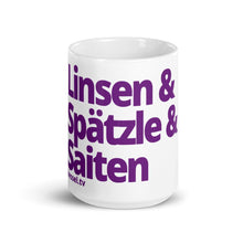 Lade das Bild in den Galerie-Viewer, KTV-Tasse - Linsen, Spätzle & Saiten - kesselshop.tv