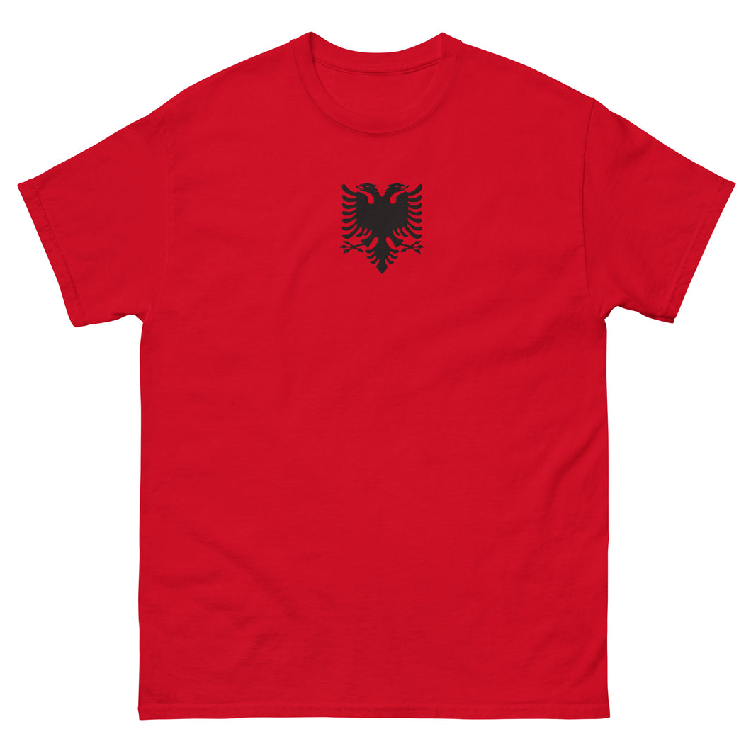 KTV Albanien Capsule Collection - T-Shirt albanischer Adler - Front-Stick - unisex