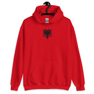 KTV Albanien Capsule Collection - Hoodie albanischer Adler - Front-Stick - unisex