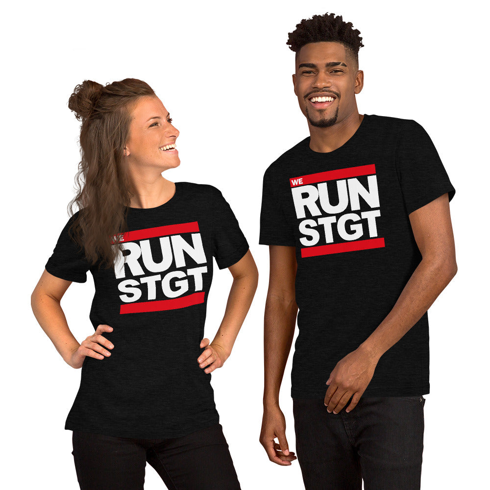 We RUN STGT Shirt - Unisex - Black / Navy / Grey